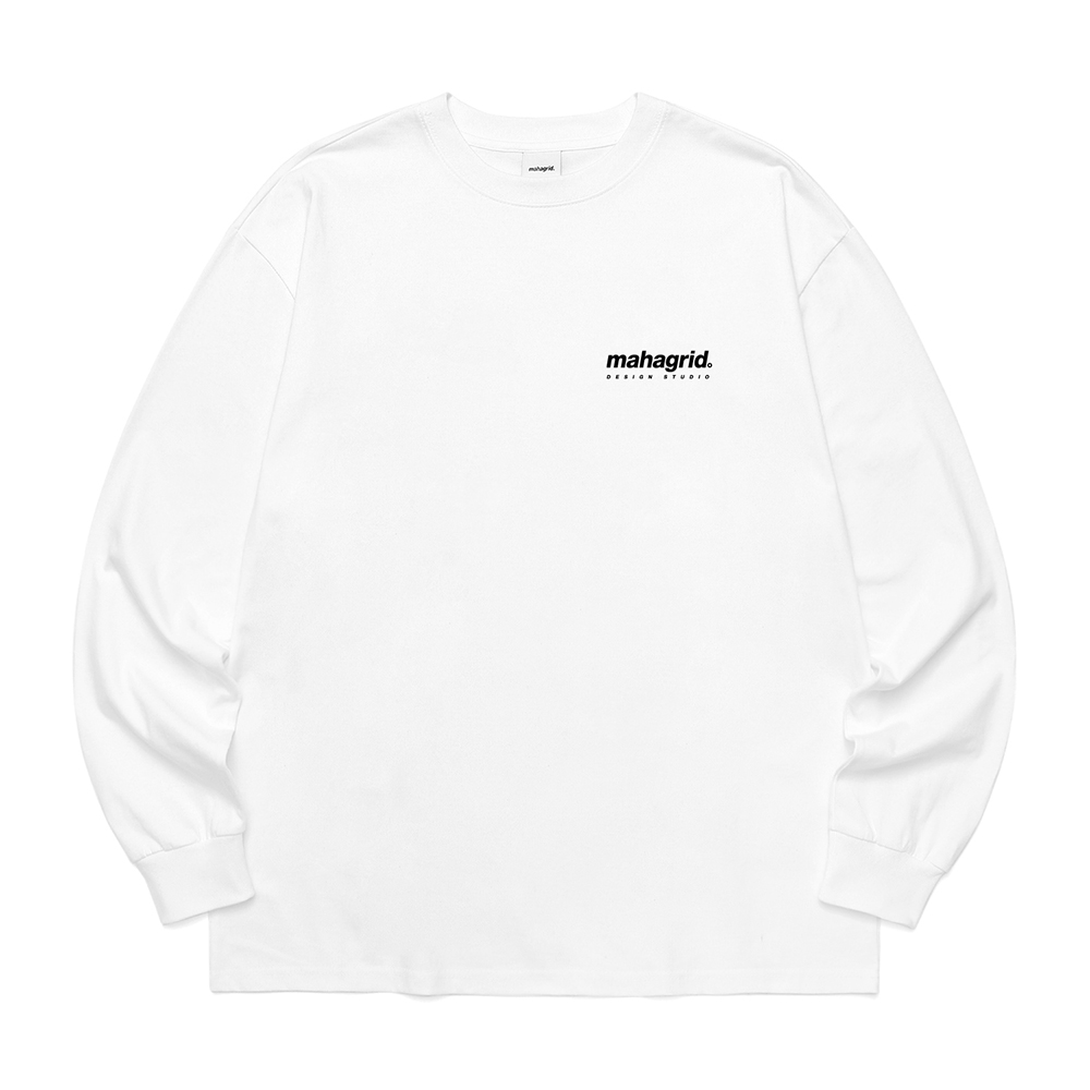 【mahagrid】24FW★ DETERGENT LOGO LS TEE DETERGENT LOGO LS TEE [WHITE] - MAHAGRID